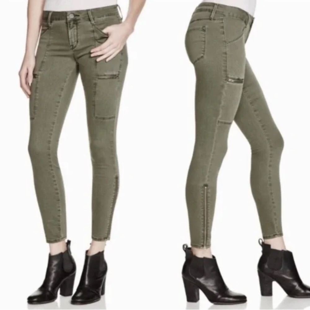 Pistola Olive Hunter Cargo Ankle Skinny Jeans size 28